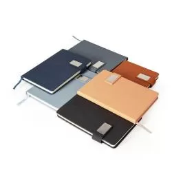 Bloco Caderneta Couro Sintético Personalizado 