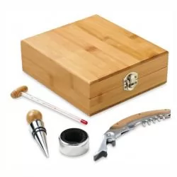 Kit Vinho 4 Peças Personalizado 
