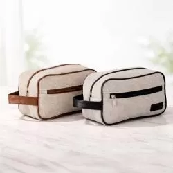 Nécessaire Lona com Bolso Frontal